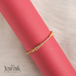 Timeless Sparkle: 24K Gold Plated Open Bangle timeless sparkle: 24k gold plated open bangle