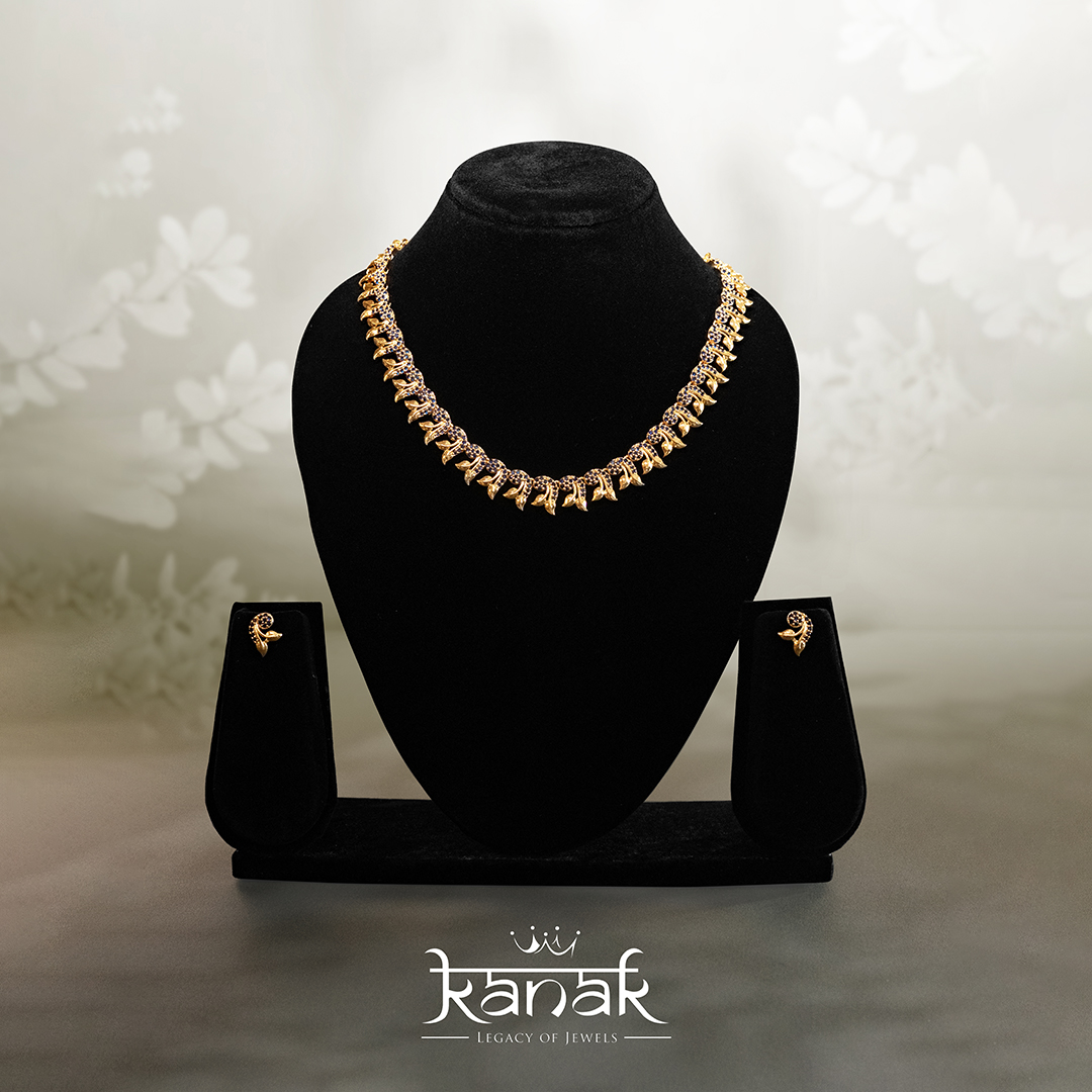 Imperial Aura 24K Gold Necklace Set imperial aura 24k gold necklace set