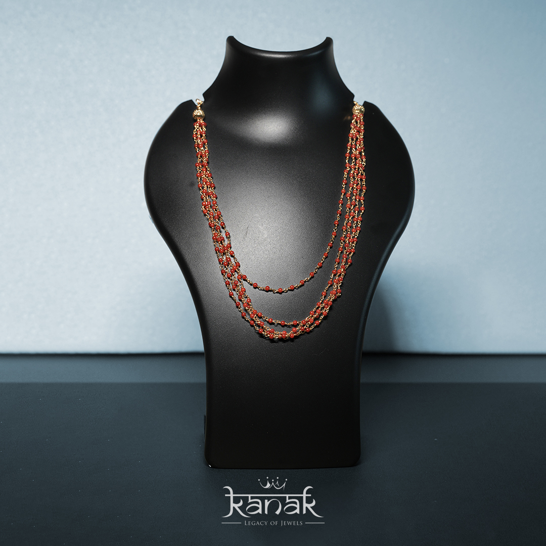 Multi-Layer Red Bead Mala multi layer red bead mala