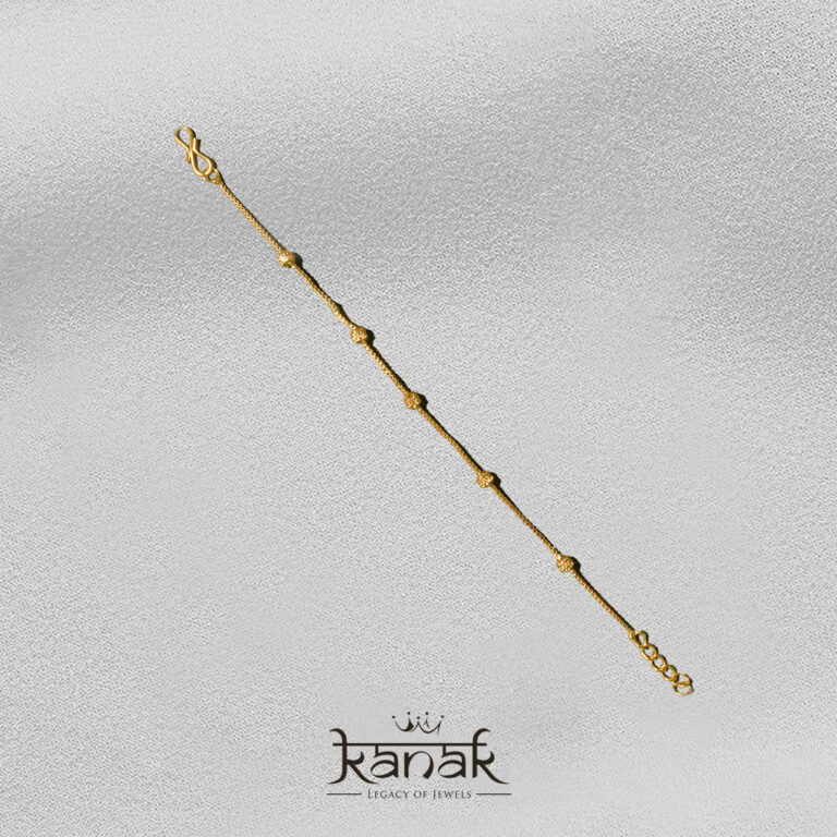 golden beaded elegance bracelet by kanak