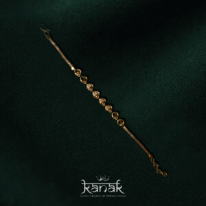 golden grace heartline bracelet