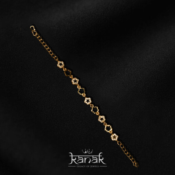 blossom charm diamond bracelet